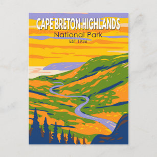 Carte Postale Parc national des Hautes-Terres-du-Cap-Breton Cana