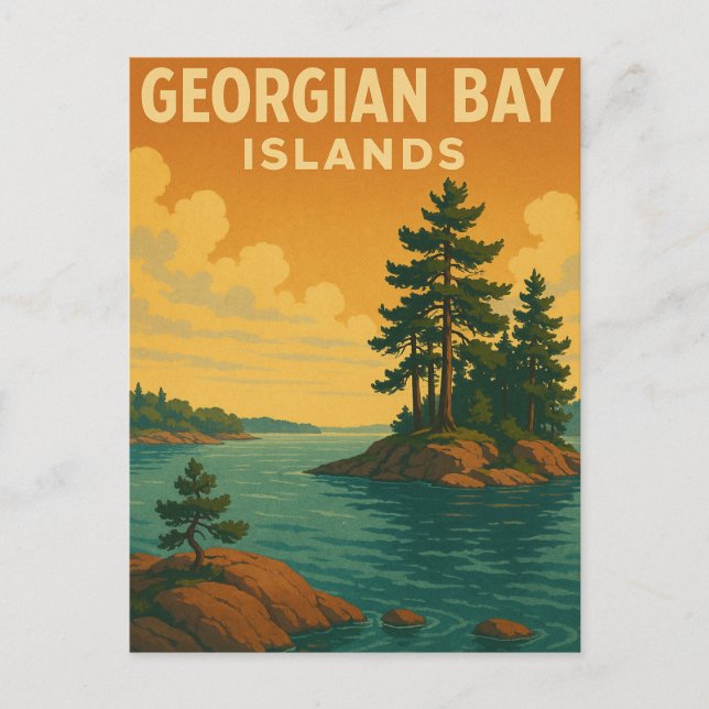 Carte Postale Parc national des Îles de la Baie Georgienne (Devant)