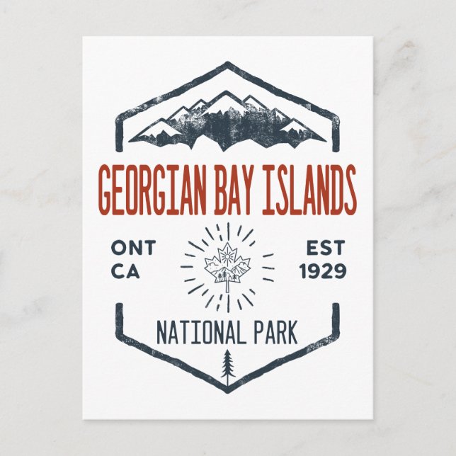 Carte Postale Parc national des Îles-de-la-Baie-Georgienne Canad (Devant)