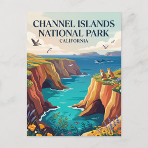 Carte Postale Parc national des îles du Channel Californie