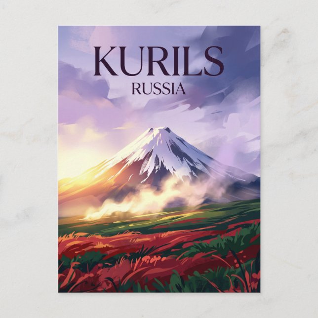 Carte Postale Parc national des Kouriles Russie (Devant)