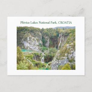 Carte Postale PARC NATIONAL DES LACS DE PLITVICE, CROATIAPostcar