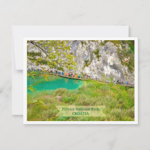 Carte Postale Parc national des lacs de Plitvice, CROATIE