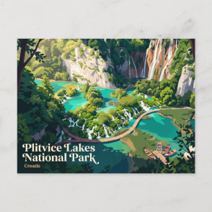 Carte Postale Parc national des lacs de Plitvice Croatie