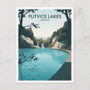 Carte Postale Parc national des lacs de Plitvice Korenica Croati