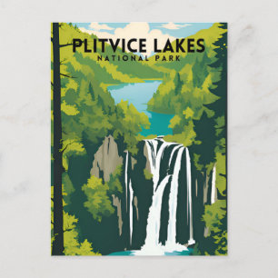 Carte Postale Parc national des Lacs Plitvice