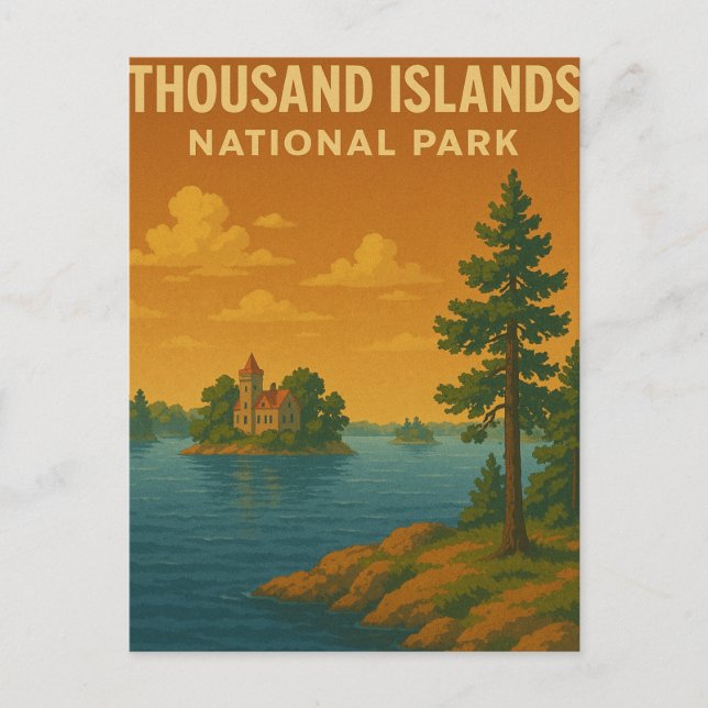 Carte Postale Parc national des Mille Îles (Devant)