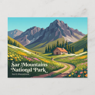 Carte Postale Parc national des montagnes de Šar Macédoine du No
