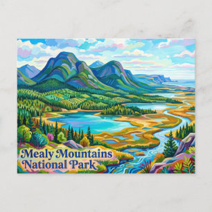 Carte Postale Parc national des monts Mealy Canada