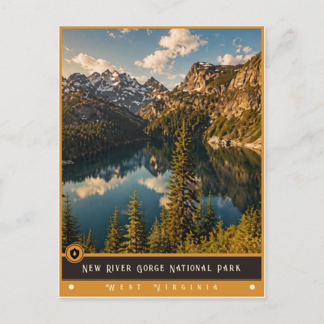 Carte Postale Parc national des North Cascades  | Washington Vin (Devant)