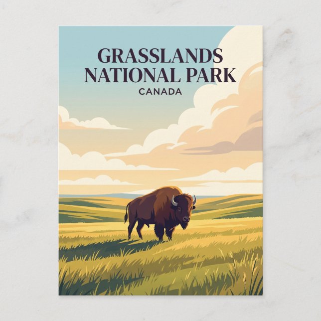 Carte Postale Parc national des Prairies Canada (Devant)