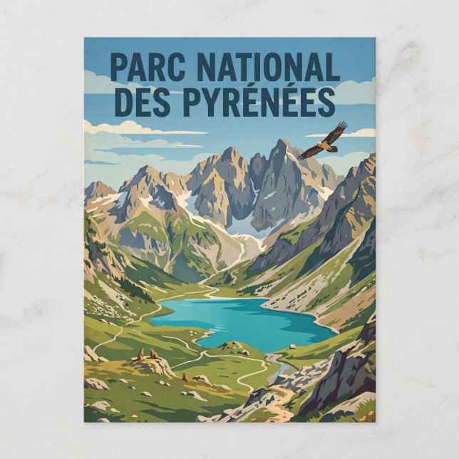 Carte Postale Parc national des Pyrénées France (Devant)
