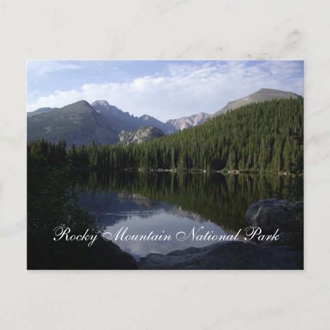 Carte Postale Parc national des Rocheuses (Devant)