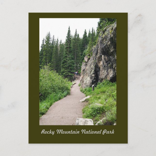 Carte Postale Parc national des Rocheuses (Devant)
