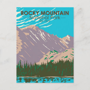 Carte Postale Parc national des Rocheuses Colorado Lac Ours