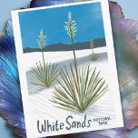 Carte Postale Parc national des Sables Blancs Nouveau-Mexique Gy<br><div class="desc">Découvrez cette magnifique illustration de crayon coloré du magnifique parc national des Sables blancs et préparez-vous à explorer ces dunes blanches de gypse ! Consultez ma boutique pour plus de designs aussi! Recueillir tous les parcs, je les crée tout le temps. Regardez ma boutique pour plus de randonnée, de camping,...</div>