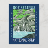 Parc national des sources chaudes Arkansas en détr