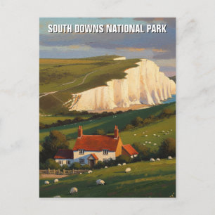 Carte Postale Parc national des South Downs Voyage Angleterre