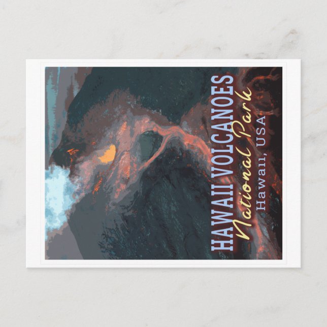 CARTE POSTALE PARC NATIONAL DES VOLCANOES HAWAII - HAWAII USA (Devant)