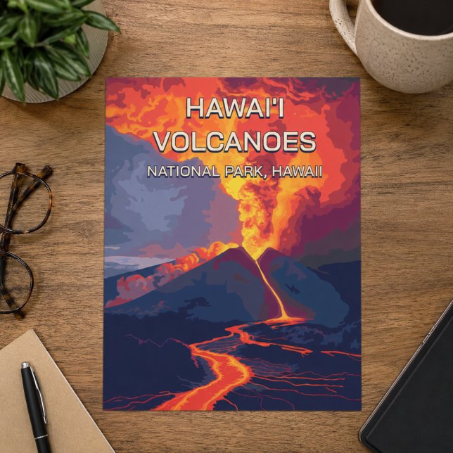 Carte Postale Parc national des volcans d'Hawaï Hawaï (Créateur téléchargé)