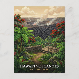 Carte Postale Parc national des volcans d'Hawaï Voyage