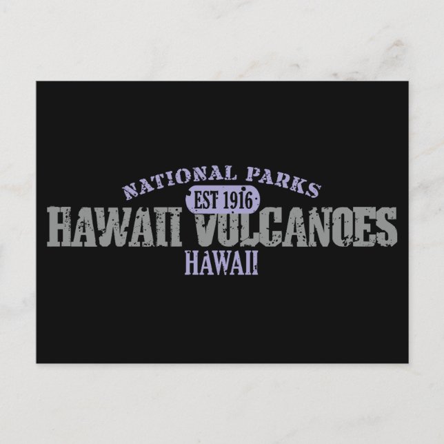 Carte Postale Parc national des volcans d'Hawaii (Devant)