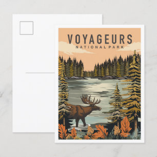 Carte Postale Parc national des Voyageurs Minnesota Voyage