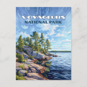 Carte Postale Parc national des Voyageurs Rainy Lake Minnesota