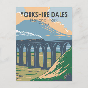 Carte Postale Parc national des Yorkshire Dales Angleterre Vinta