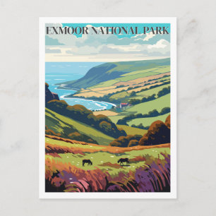 Carte Postale Parc national d'Exmoor, Angleterre
