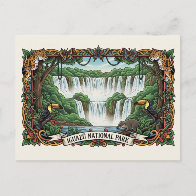 Carte Postale Parc national d'Iguazu Argentine  (Devant)