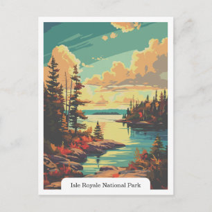 Carte Postale Parc national d'Isle Royale, Michigan USA