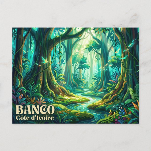 Carte Postale Parc national du Banco Côte d'Ivoire (Devant)