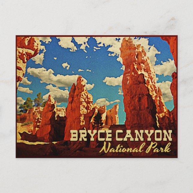 Carte Postale Parc national du Bryce Canyon (Devant)