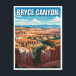 Carte Postale Parc national du Bryce Canyon Utah<br><div class="desc">Le Bryce Canyon, situé dans le sud de l'Utah, est un magnifique parc national connu pour ses paysages uniques et surréalistes. Célèbre pour sa collection de hoodoos—hautes, minces flèches de roche formées par l'érosion—le parc abrite quelques-unes des formations géologiques les plus frappantes du monde. Ces piliers rocheux orange, rouge et...</div>