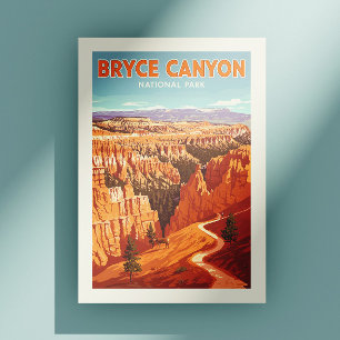 Carte Postale Parc national du canyon de Bryce vintage