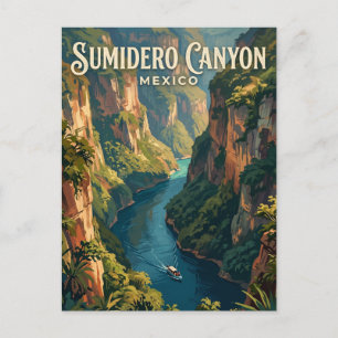 Carte Postale Parc national du canyon de Sumidero au Mexique