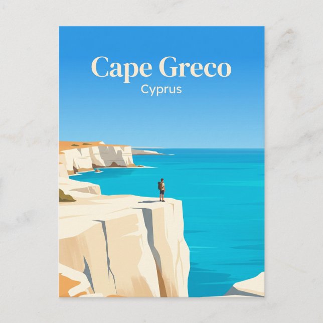 Carte Postale Parc national du cap Greco Chypre (Devant)