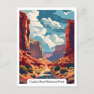 Carte Postale Parc national du Capitol Reef, Utah USA