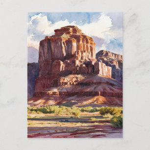 Carte Postale Parc national du Capitol Reef Utah Watercolor