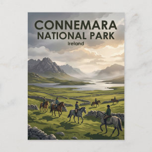 Carte Postale Parc national du Connemara Irlande