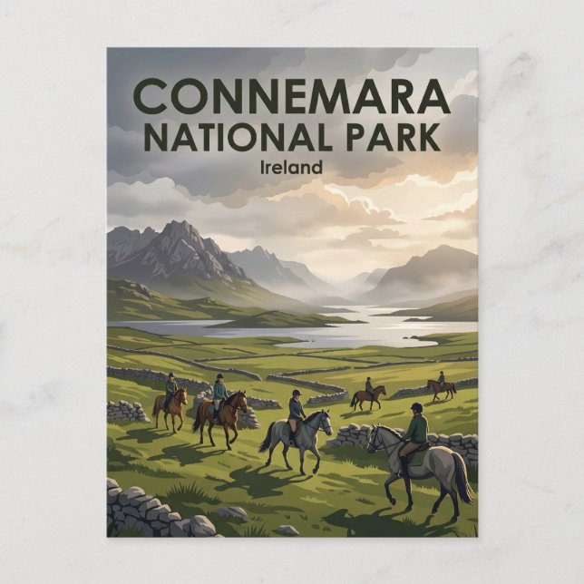Carte Postale Parc national du Connemara Irlande (Devant)