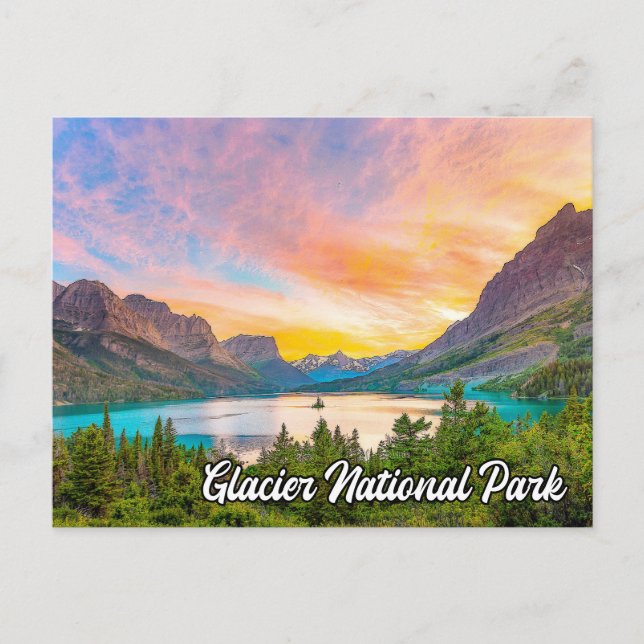 Carte Postale Parc national du Glacier, Montana, États-Unis (Devant)