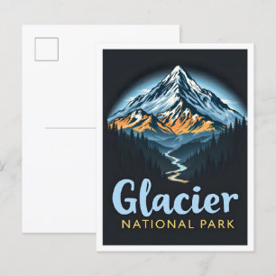 Carte Postale Parc national du Glacier Montana USA Travel