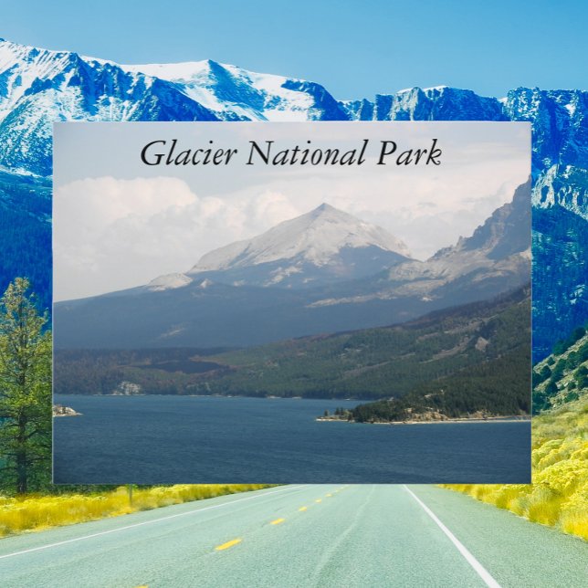 Carte Postale Parc national du Glacier St Mary Lake Travel (In Situ Road)