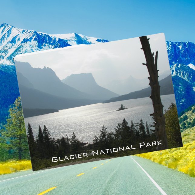 Carte Postale Parc national du Glacier St Mary Lake Travel (In Situ Road)