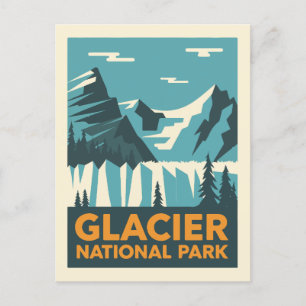 Carte Postale Parc national du Glacier vintage