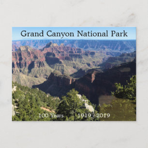 Carte Postale Parc national du Grand Canyon 100 ans