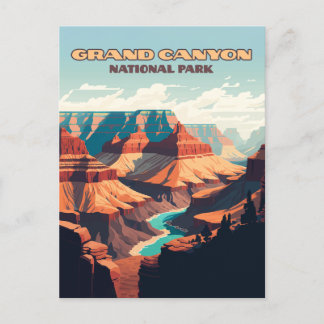 Carte Postale Parc national du Grand Canyon Arizona Retro