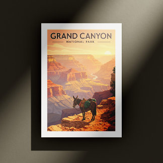 Carte Postale Parc national du Grand Canyon vintage